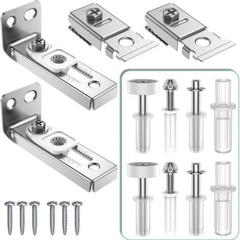 Falttür-Reparatursatz, 2-teilig – 22,2×2,5 mm Schiene + obere/untere Drehlagerstütze + Führungsrad – für Schiebetüren im Schrank – langlebig – für Heimwerker (1/5)