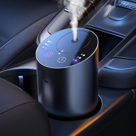 Difusor de aromas para coche, USB, para dormitorio u oficina, sin agua, con tres niveles de tiempo de difusión. (1/5)