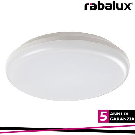 Plafoniera LED IP64 Rabalux Eric 24W 28cm bianca rotonda (1/3)
