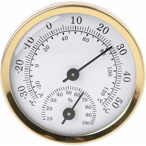 Thermomètre-hygromètre analogique d'intérieur - Affichage de l'humidité et de la température (1/4)