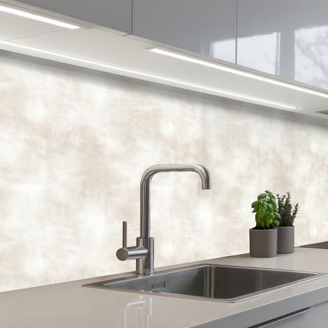 Kitchen Splashback Subtle - Texture - Beige 200x60 cm