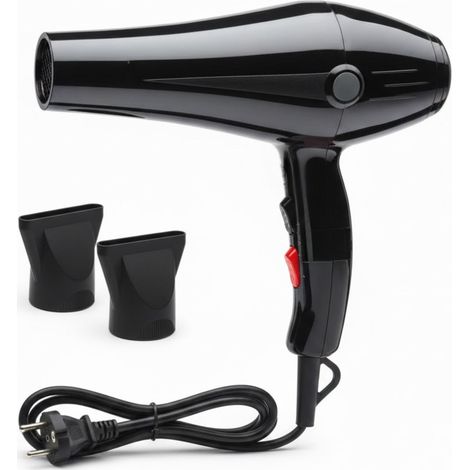 Asciugacapelli Phon Professionale 3000W Con 2 Beccucci Capelli Aria Calda Fredda (1/5)