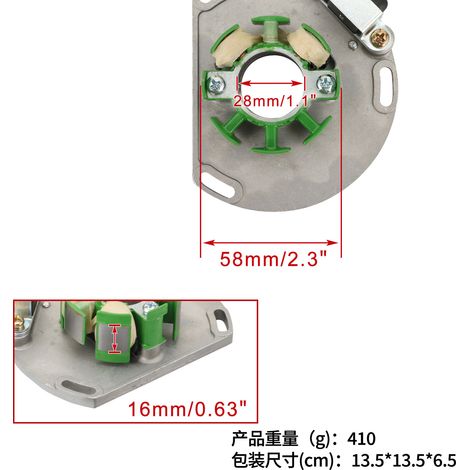 Statorspulen für Motorräder, passend für KTM EXC 125 200 250 300 380 50339004000 (1/4)