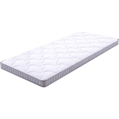 Materasso a molle insacchettate 7 zone 140x200x10 cm H3 in schiuma, certificato OEKO-TEX, OKWISH (1/5)