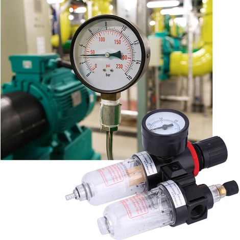 G1/4 Öl-Wasser-Abscheiderfilter mit Schnellanschluss AFC2000 AL2000 Luftversorgungseinheit (1/5)