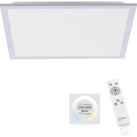 Plafoniera LED Paul Neuhaus Flat quadrata 45,5cm 22W cromo (1/5)