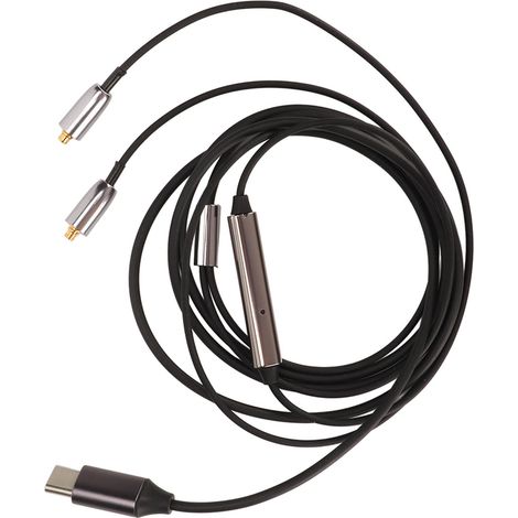 Câble casque USB-C vers MMCX, câble de remplacement professionnel en cuivre sans oxygène pour écouteurs SE215, 315, 535 et 846 (1/4)