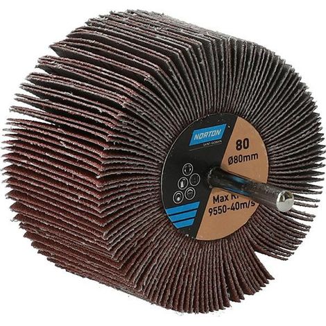 Disco de láminas en varilla R207Plus 80x50x6 P80 (Pack de 10)