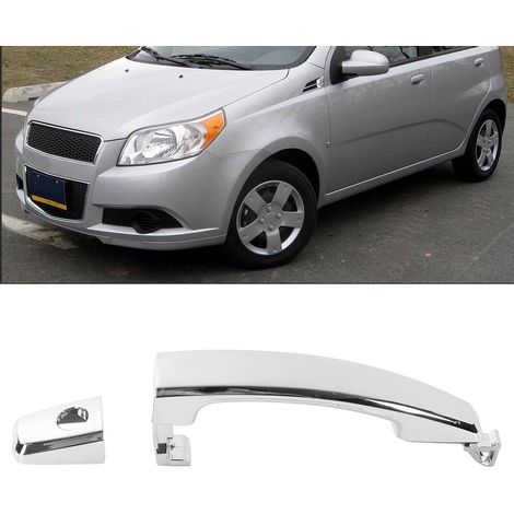Poignée de Porte Extérieure Avant Droite Gauche pour Chevrolet Aveo 2007-2009, Pièce de Remplacement 96468266