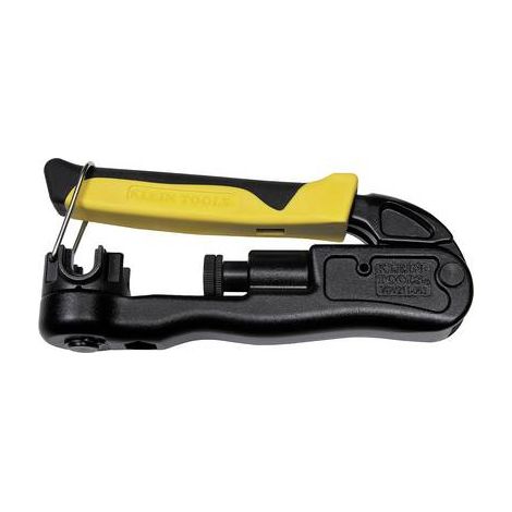 Klein Tools Pince à compression pour connecteurs coaxiaux F BNC RCA haute résistance 15,9 cm (1/3)