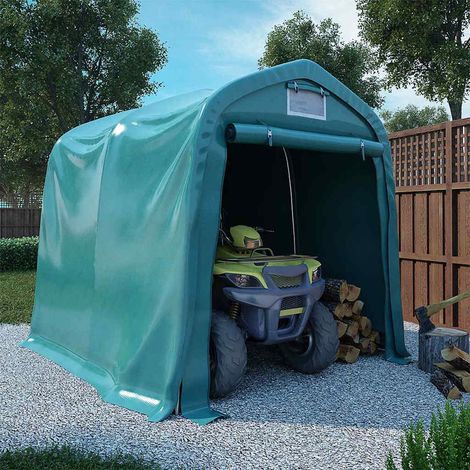 Tente de garage PVC 2,4x2,4 m Vert (1/5)