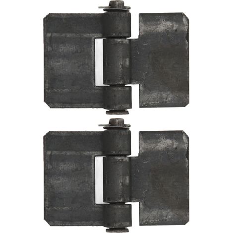 Türscharnier 106 x 75 mm, 5 mm, Anschweißlager für Anhängerscharniere, 2 Stück