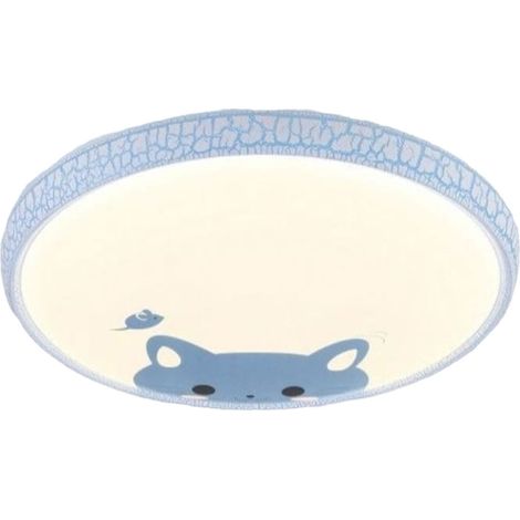 TRADE SHOP - Plafoniera Lampadario Camera Bambini Luce Naturale 4000k 30w 1300lm 410x60mm 98084 -