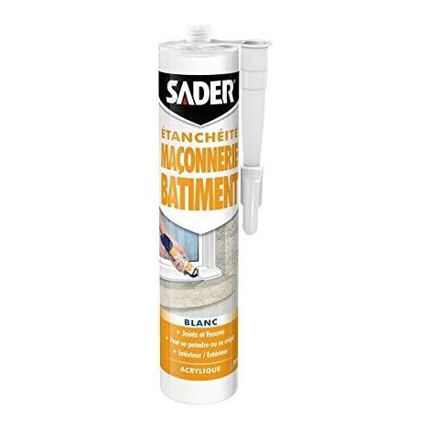Mastic Sader Fissures Maçonnerie étanchéité Durable Fissures Maçonnerie - Sader