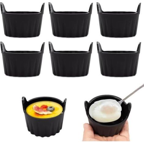 Moule en Silicone - sh - 6PCS - Réutilisable - Antiadhésif - Compatible Micro-ondes et Four (1/4)
