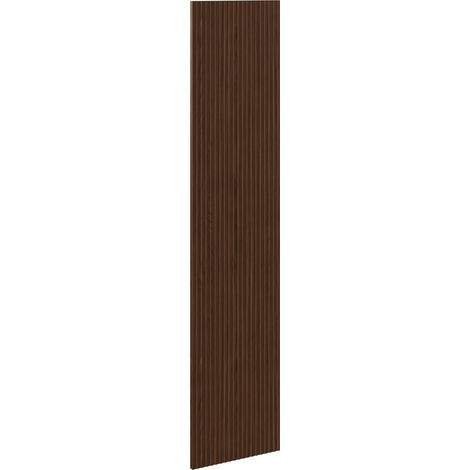 Mexen Rivel frente ranurado para el cuerpo del armario del baño 35 x 160 cm (1 unidad), nogal - 91A21-1600-300-1-86 (1/2)