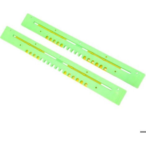 Hosie Protection Coulissante de Porte d'abeille, Matière Plastique Légère de Garde d'entrée de Ruche 2PCS Largeur de 4cm (37.5CM) (1/5)