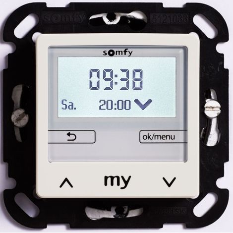 Contrôleur domotique Somfy chronis smoove uno s compatible maison connectée blanc