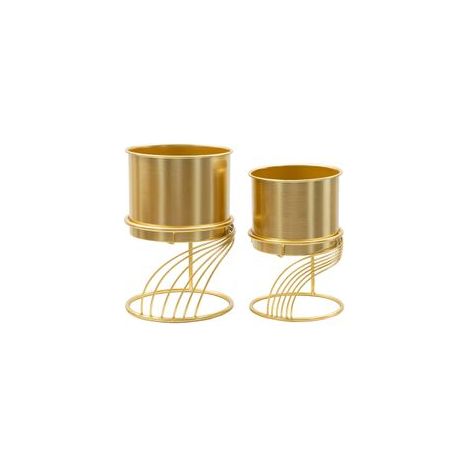 VASE HOLDER SPIRALLY SET 2 PCS CM Ø 23X35-20X30 (1/5)
