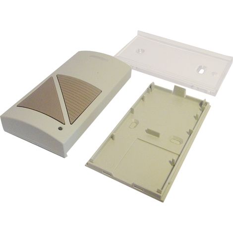 Boitier émetteur vide V1 – Remplacement pour volets roulants Bubendorff – Support mural inclus – Compatible TRADI, MONO ID, BLOC ID