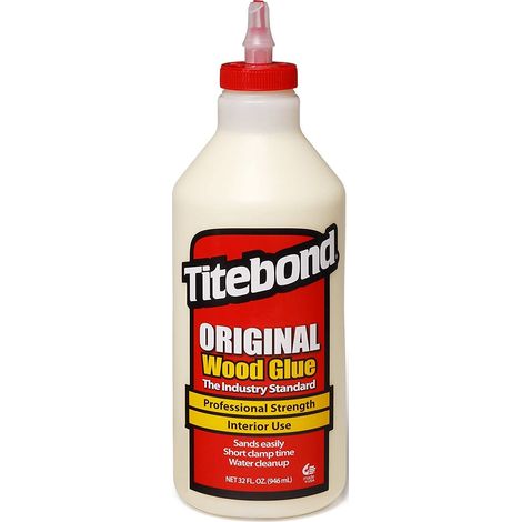Colle à bois Titebond Original 32oz (946 ml) – Forte adhérence initiale – Liaison plus forte que le bois – Non toxique et nettoyable à l'eau