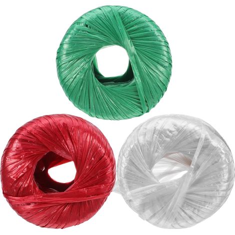 Nylon Gartenschnur 3 Rollen 100m Bruchfeste Pflanzenbinder