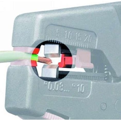 KNIPEX 12 49 01 1 paio di lame di ricambio per 12 40 200
