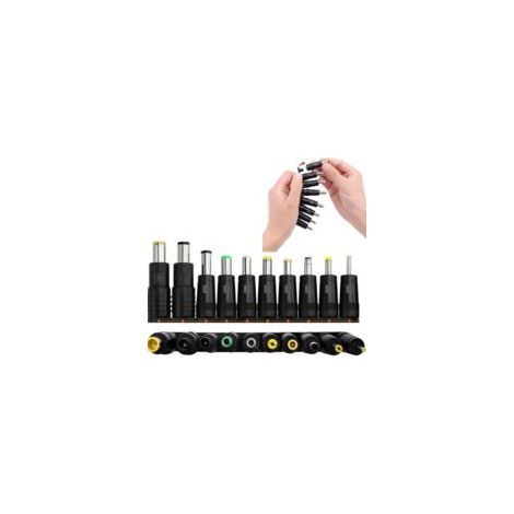 10er-Pack Universal-8-in-1-Netzteile – 5,5 x 2,1 mm – Buchse auf Stecker – Geeignet für Laptops – Kompatibel mit HP, Dell, ASUS, Lenovo, Acer – DC-Stecker – Crezuo (1/4)
