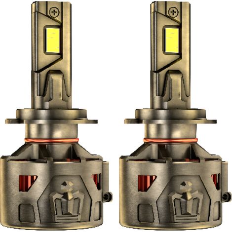 2er-Packung ultra-leistungsstarke 300-W-30.000-lm-H7-LED-Autoscheinwerferlampen – AquaForge