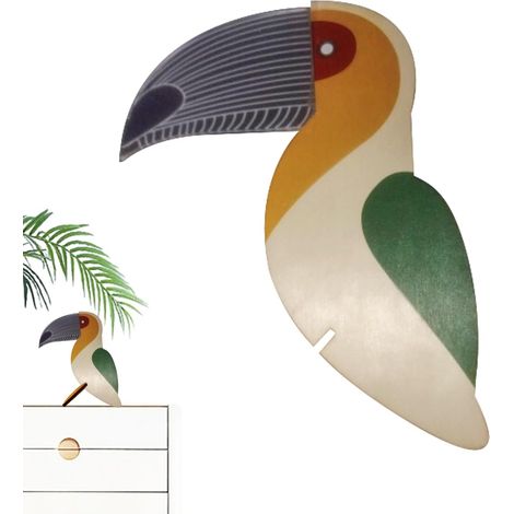 Lampe Animal en Bois - Veilleuse Loup en Bois, Veilleuse LED (1/5)