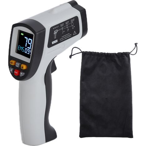 Termometro a infrarossi portatile senza contatto LCD GM750 Pistola digitale per temperatura industriale