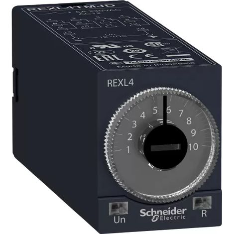 Schneider REXL4TMP7 Harmony Time - Zeitrelais Arbeit - 0,1s...100h - 230Vac - 4FO (1/2)