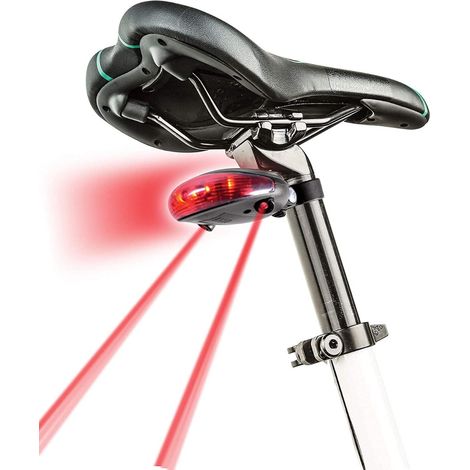Lámpara láser para bicicleta HH74 con 5 LED (1/5)