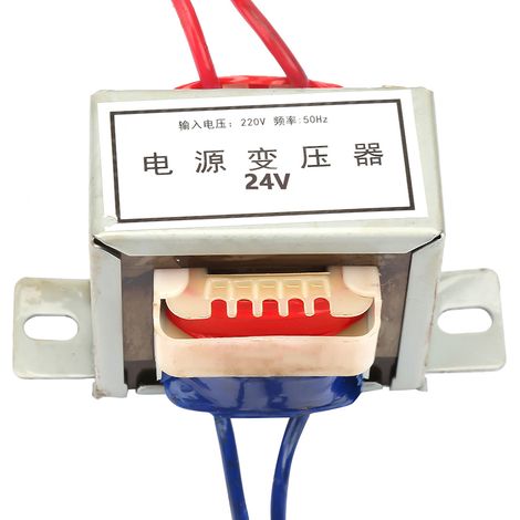 Tension de sortie CA 12 V/24 V, puissance d'entrée 10 W, transformateur d'alimentation simple (24 V) 220 V 50 Hz (1/5)