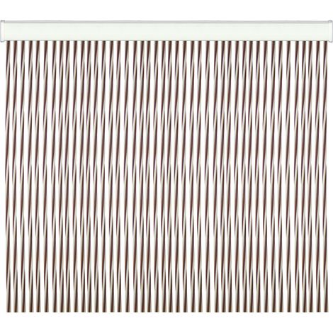 Tente pour portes en PVC 100x220 cm. Brown
