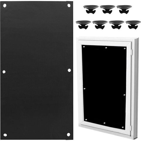 Store universel à ventouses – 76 x 73 cm – Noir – Sans perçage – Protection solaire – Fenêtre et toile d’ombrage (1/5)