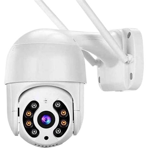 Caméra de sécurité à Domicile 4K 8MP caméra IP sans Fil sécurité extérieure PTZ caméra 4MP HD Suivi Automatique vidéo Surveillance CCTV caméra P2P APP(8MP 4K Add 64G) (1/5)