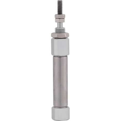 mini vérin pneumatique double effet en acier inoxydable, course de 15 mm/0,6 pouce, pression max. 1 MPa (1/5)