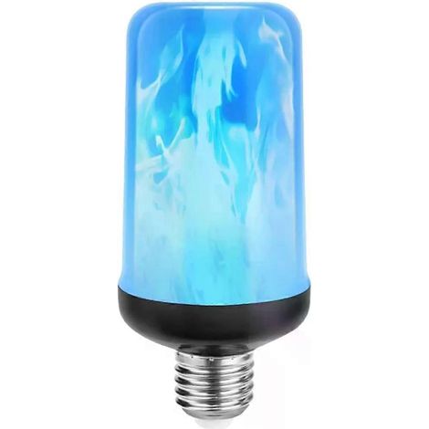 Ampoule LED effet flamme E27 décorative, effet flamme vacillante réaliste, lampe de décoration festive, noir-C (1/5)