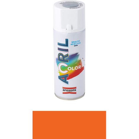 Bomboletta spray smalto acrilico acrilcolor 3941 arancio puro ral 2004 arexons