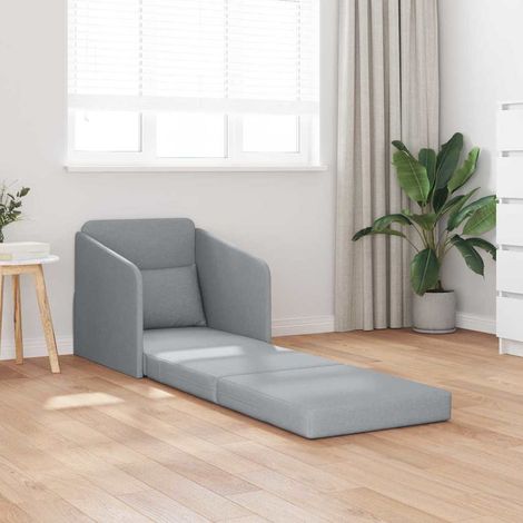 Canapé-Lit,Lit de jour,Lit de repos 60cm Gris clair tissu 893804 (1/5)