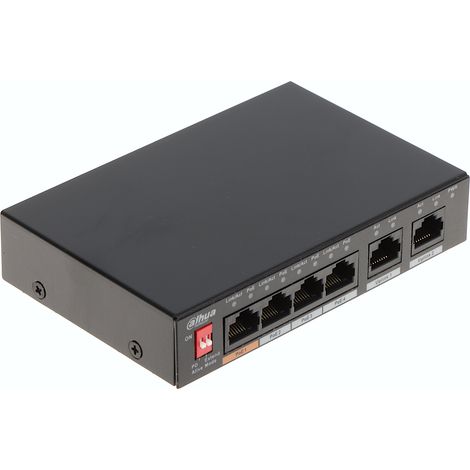 Switch PoE de 4 puertos Dahua PFS3006-4ET-60-V2 (1/5)