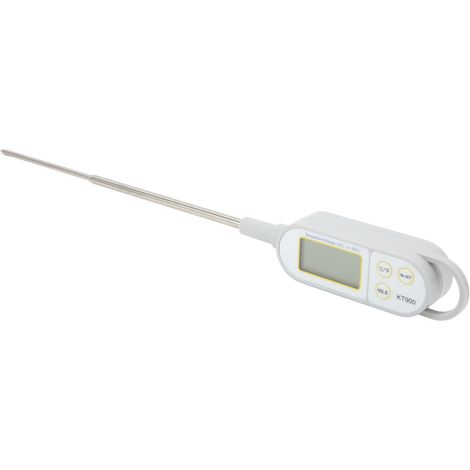 Thermomètre alimentaire étanche IPX6 avec sonde verrouillable pour viande, grill et four -50 à 500 °C (1/5)