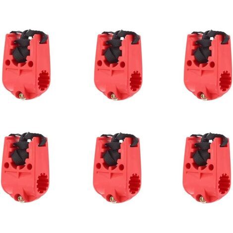 Lot de 6 Crochets de Rechange pour Support de Vélo de Voiture SUV - Fixation Solide, Résistant à la Charge (1/5)