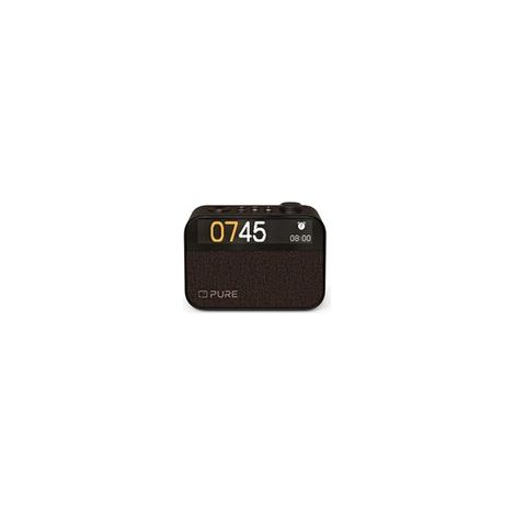 Pure Moment Reloj Despertador para Mesita de Noche y Oficina (Radio Digital Dab+/FM, Bluetooth, Máquina de Ruido Blanco, Ayuda para Dormir, Luz Despertador, Luz Nocturna, Pantalla Regulable) Negro (1/5)