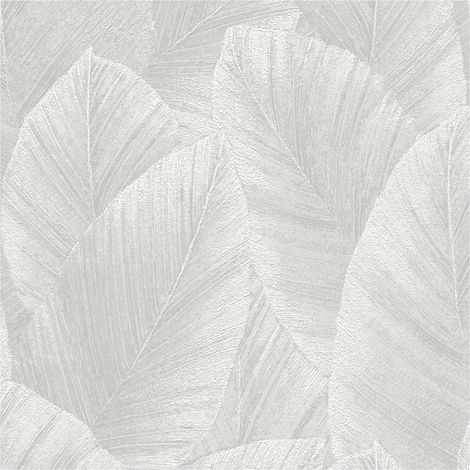 Erismann Vliestapete 10602-31 Blätter floral Grau Modern Balance (1/4)