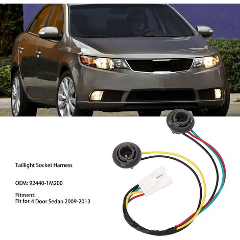 Portalámparas trasero con cableado Cable de luz trasera 92440-1M200 Compatible con Kia Forte II (TD) 4 puertas 2009-2013 (1/5)