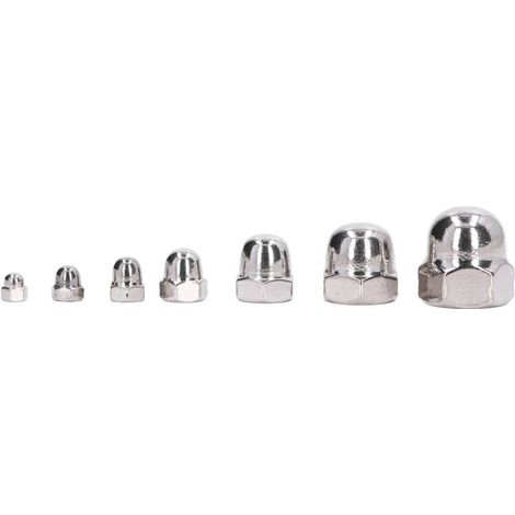 Kit di accessori di fissaggio in acciaio inox 304, 50 pezzi, dado a cappello per manutenzione e riparazione M12-Crezuo