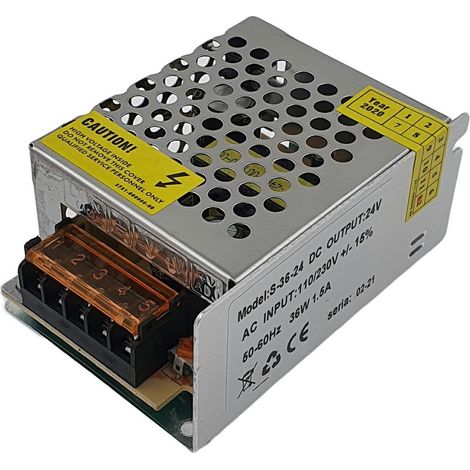 Fuente de alimentación LED 24V CC 1A 25W Idealed ID-3207 (1/2)