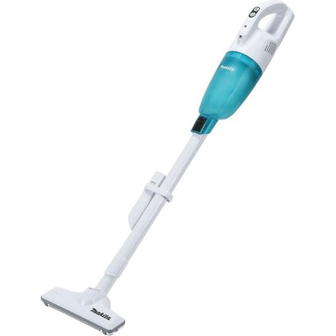Makita – Aspirateur balai sans fil 12V – Réservoir 0,65 L – Autonomie 10 à 55 min – Poids léger 1 kg – Dépression 50 mbar – Lumière LED intégrée - CL117FDX2 (1/5)